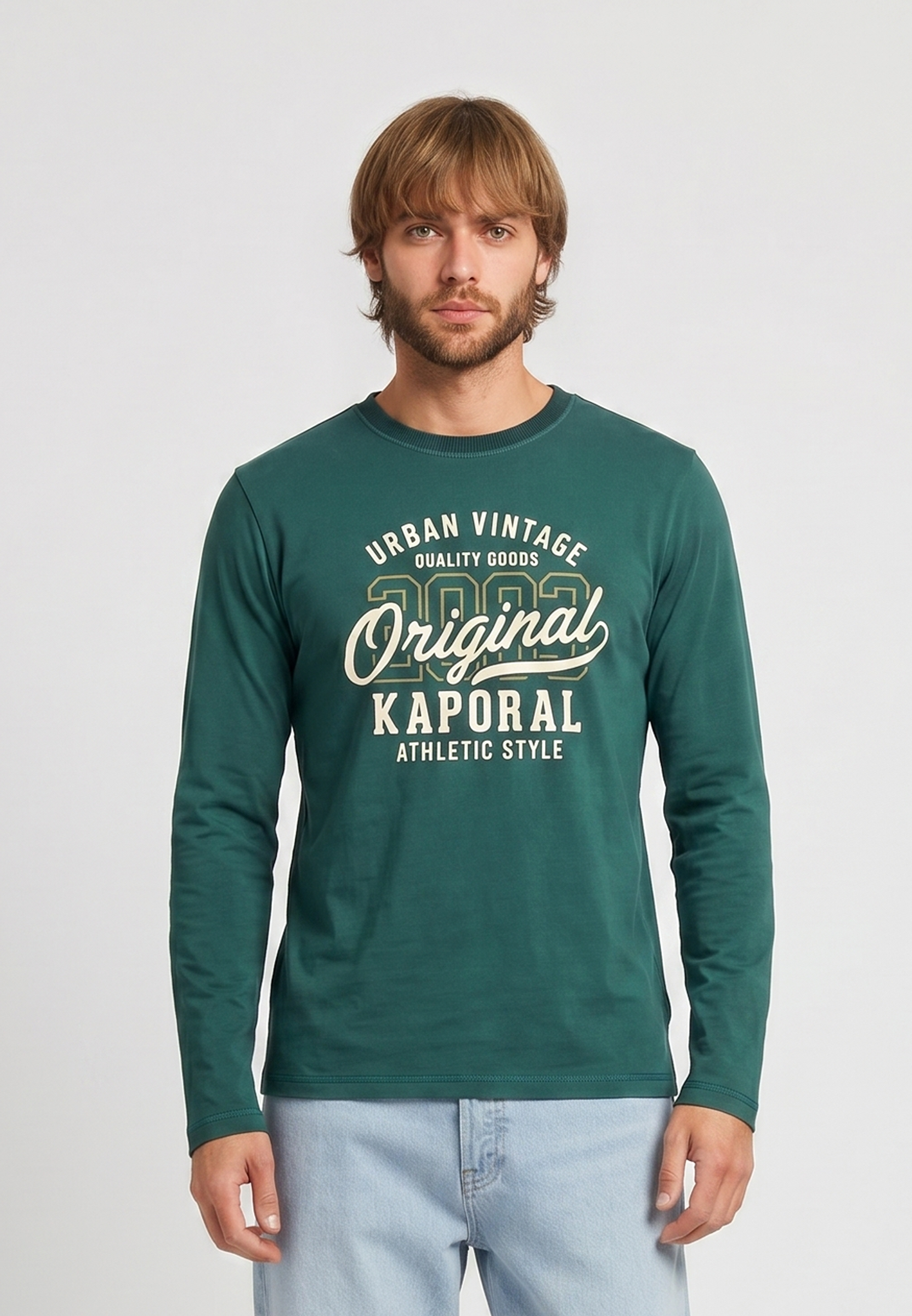 kaporal-kuopio-herren-langarmshirt-gr-n-baumwolle-print image 2