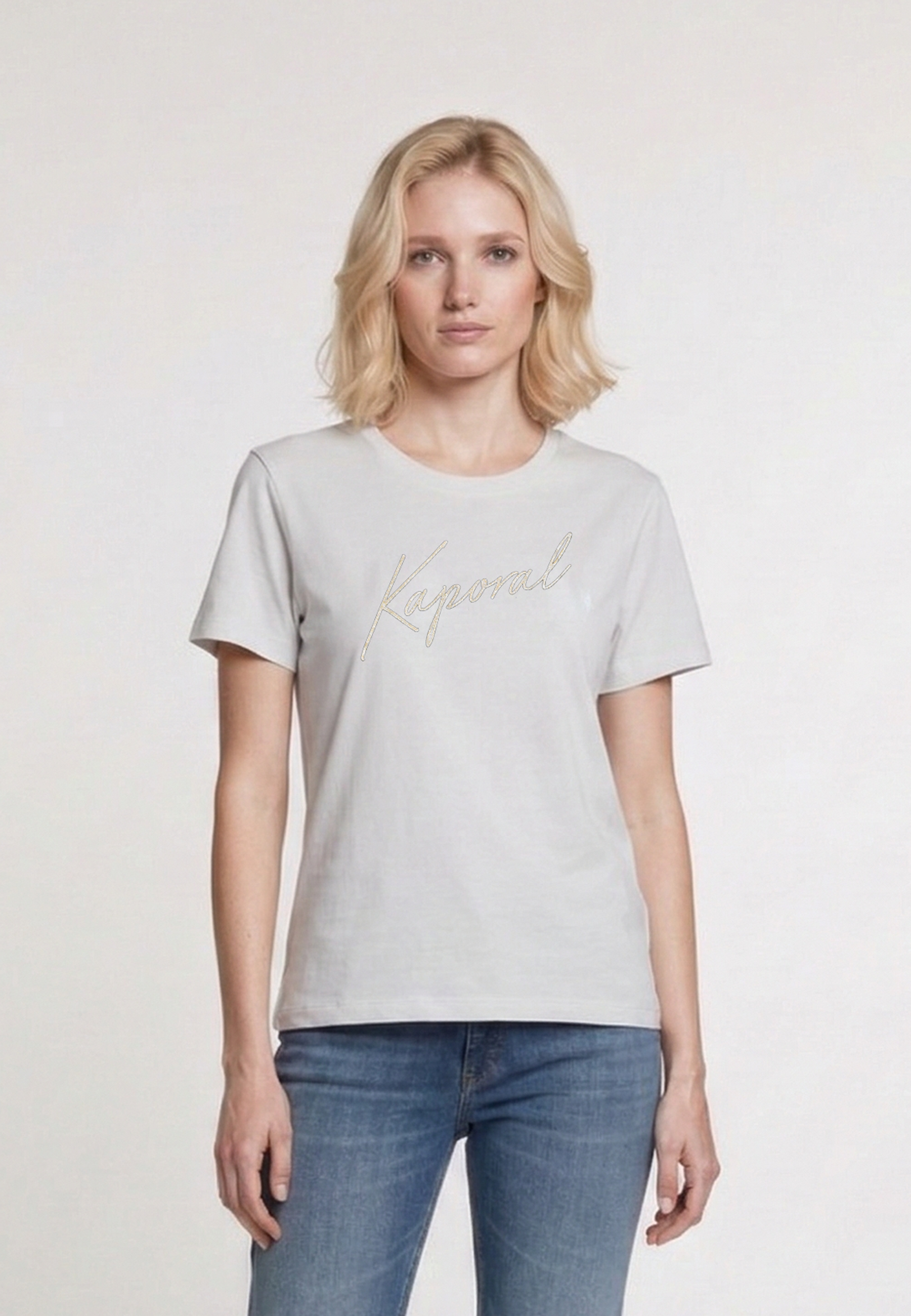 kaporal-krak-t-shirt-offwhite-stretch-slim-damen image 2