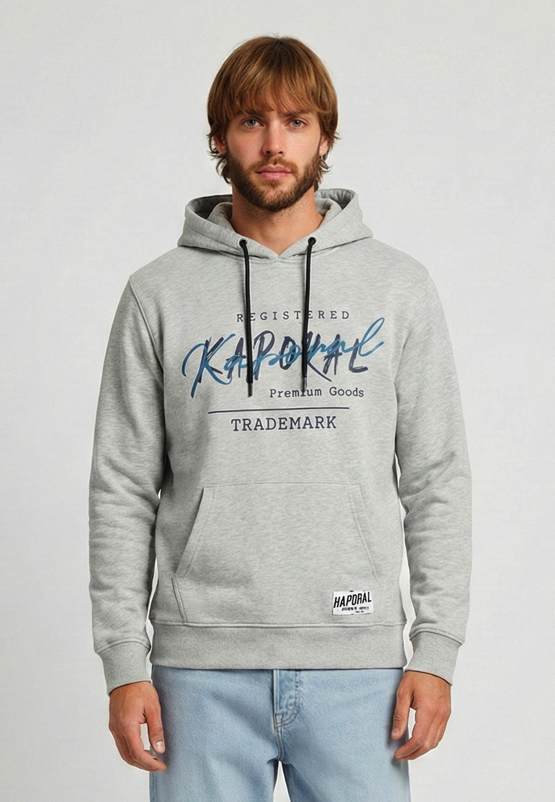 kaporal-katum-hoodie-herren-grau-baumwollmix image 1