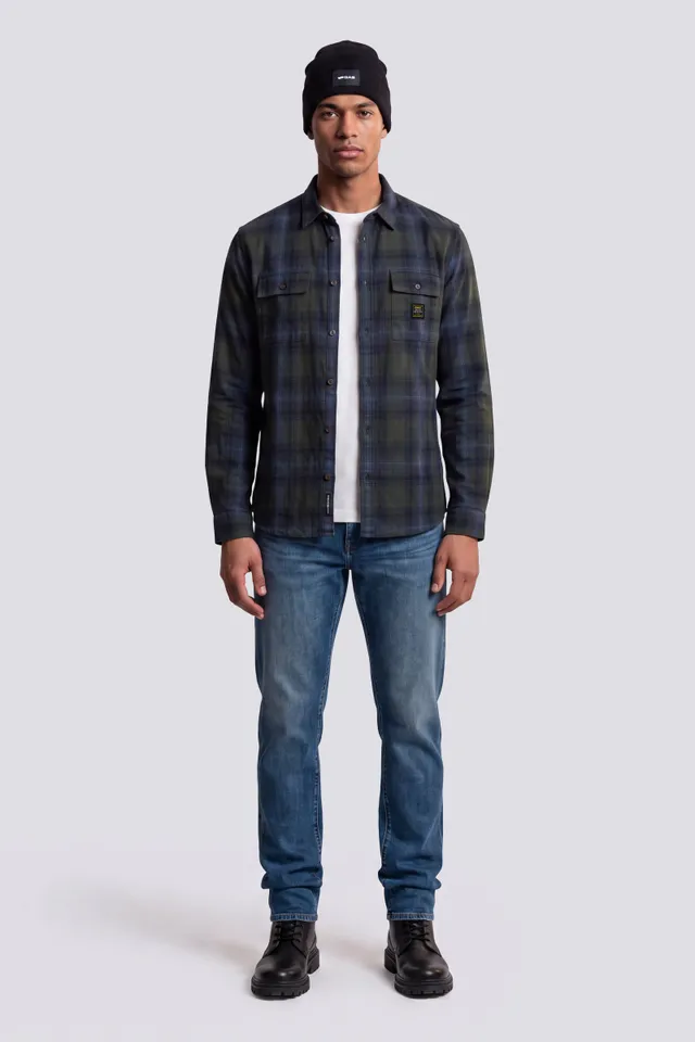 gas-tar-93md-tapered-jeans-herren-stretch-dunkel image 1