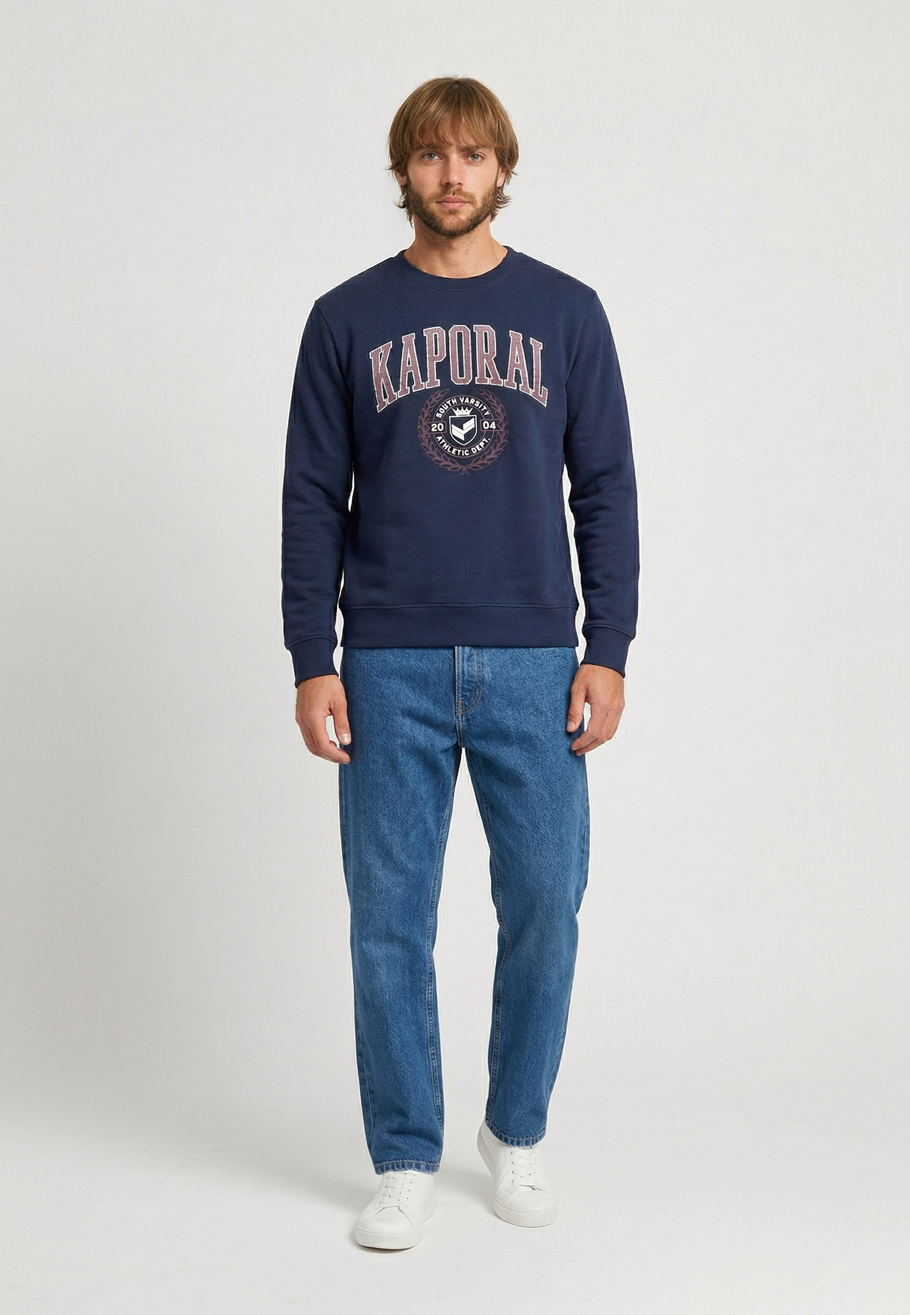 kaporal-rams-sweatshirt-herren-marine-regular-rundhals image 1