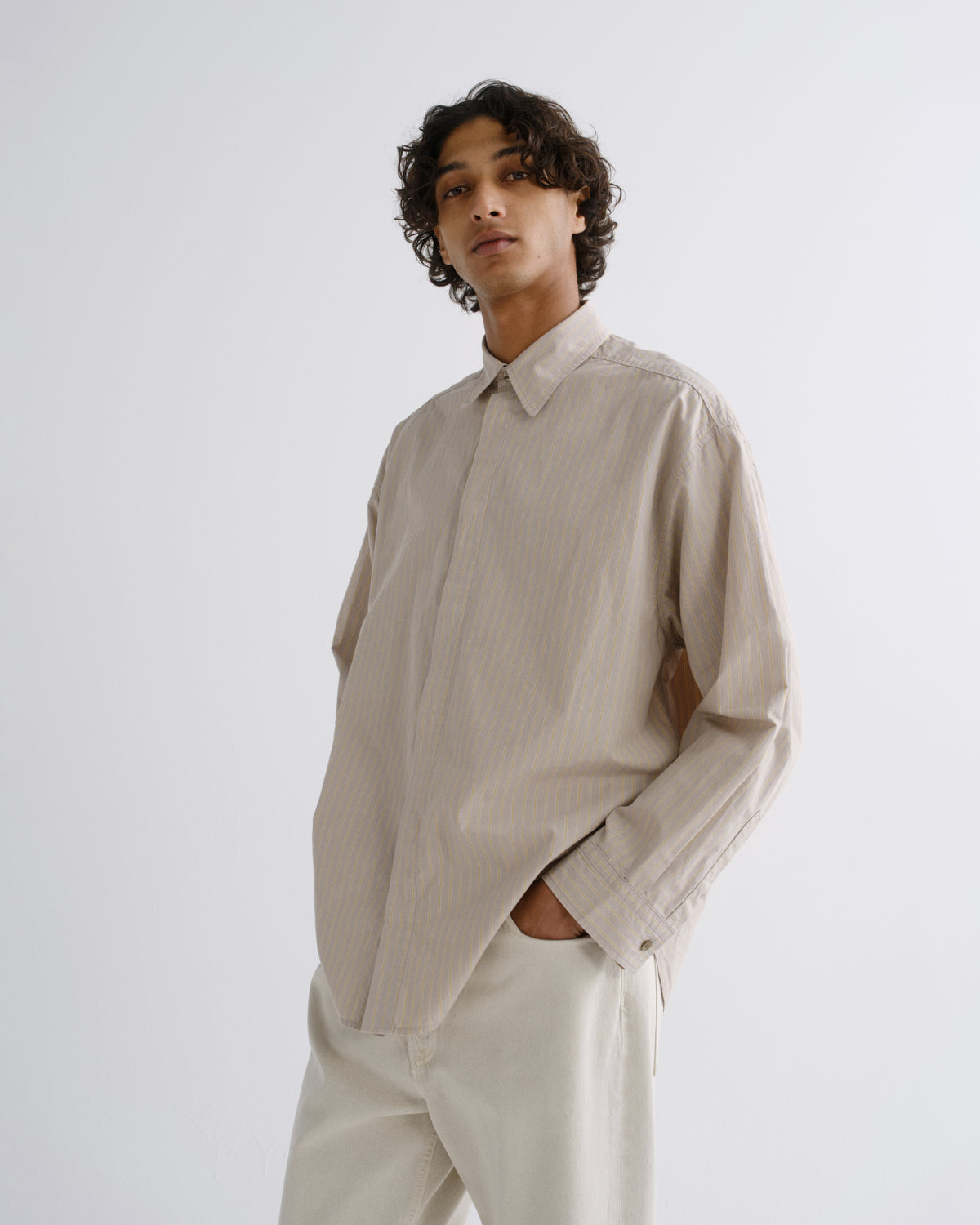 agolde-roy-beaudry-stripe-hemd-leinen-gestreift image 1