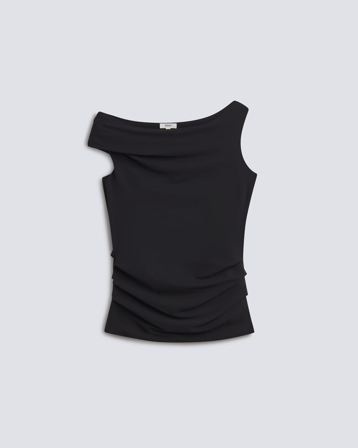 agolde-carlin-top-damen-oberteil-schwarz-one-shoulder image 6