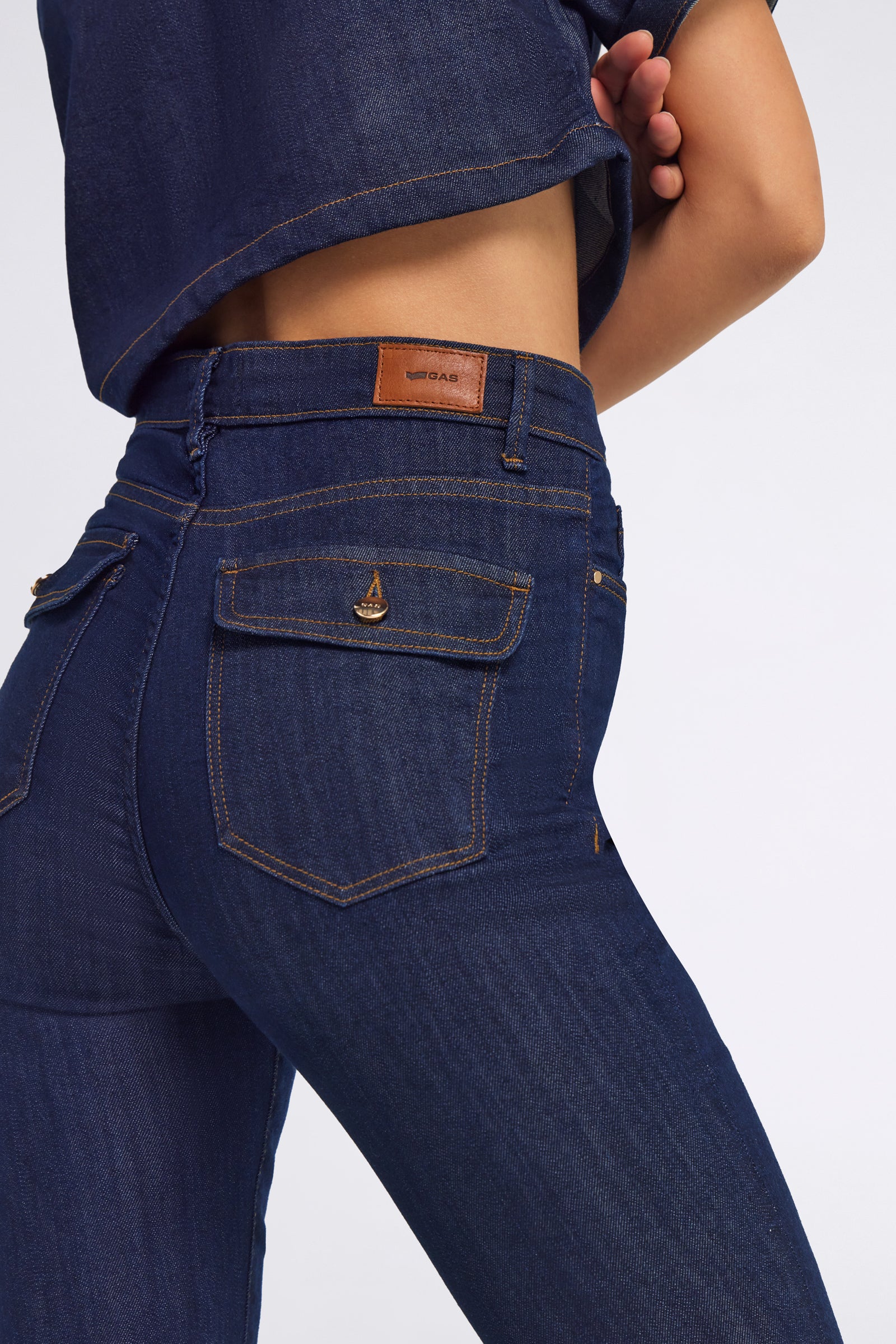 gas-camilia-z-pk-10ro-flare-jeans-damen-high-waist image 3