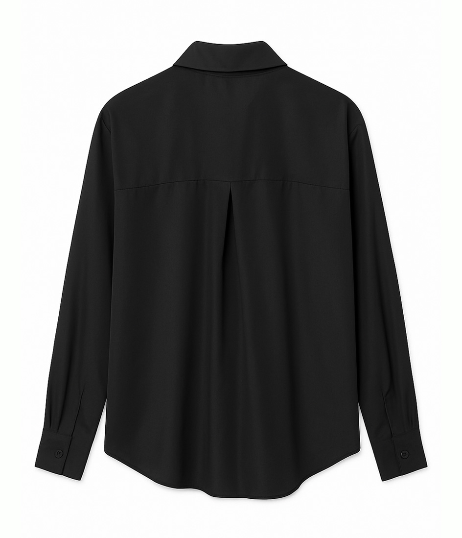 goldenim-paris-femme-chemise-broche-damenbluse-schwarz image 2