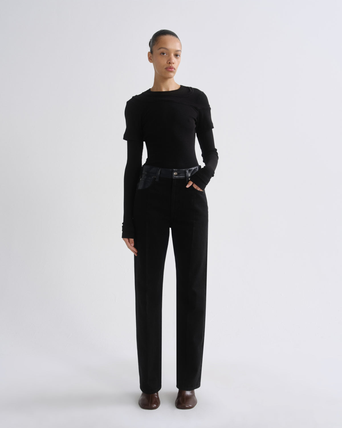 agolde-morgan-proof-detox-jeans-damen-schwarz image 1