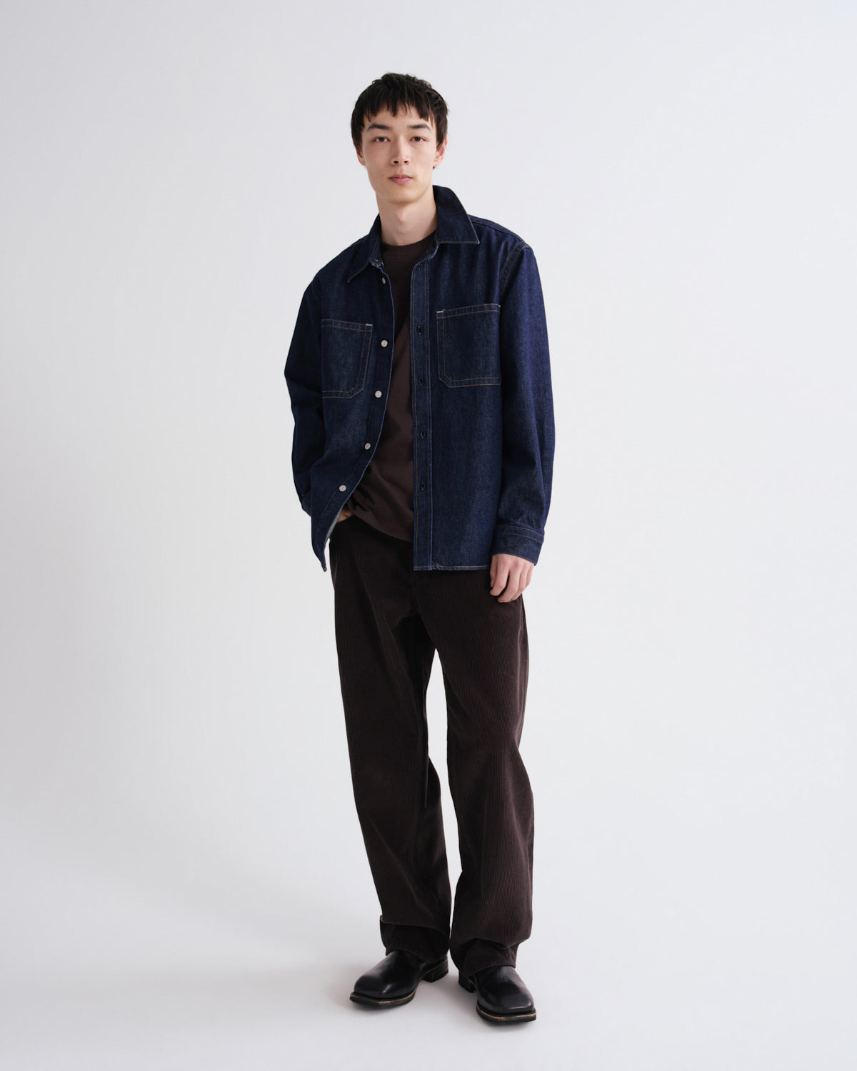 agolde-craven-shirt-jeanshemd-rinse-herren-indigo image 5