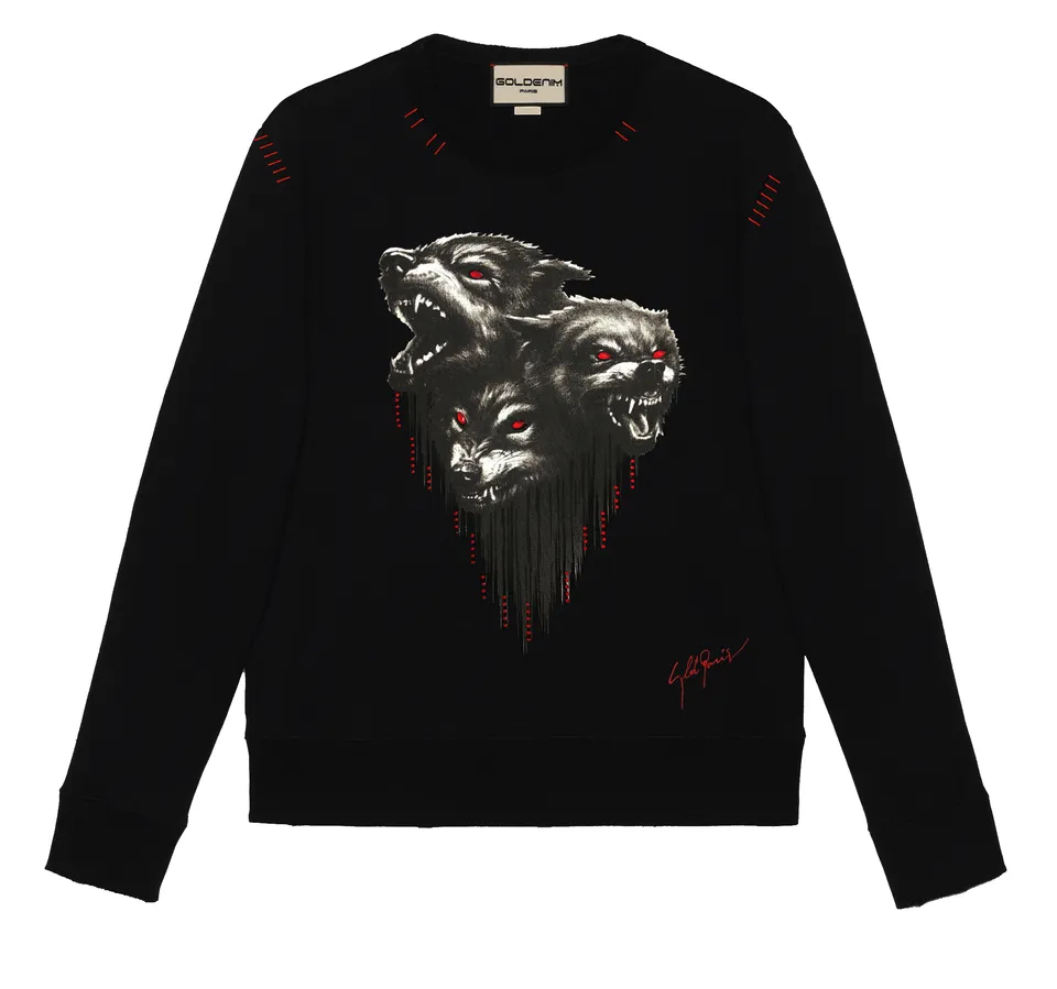 goldenim-paris-homme-sweat-1005-schwarz-4er-pack-slim-fit image 1
