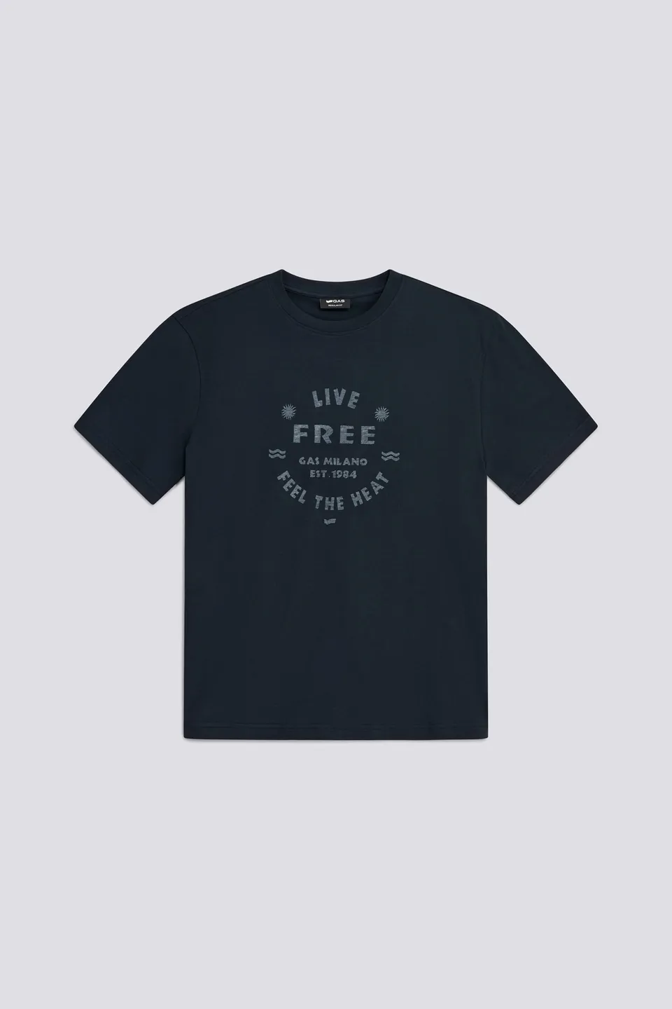 gas-dharis-live-4706-t-shirt-herren-baumwolle-frontprint image 1