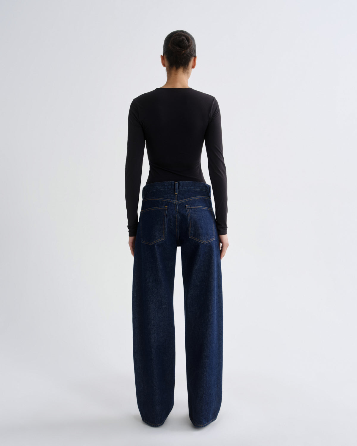 agolde-arc-jean-32-damen-jeans-rinse-dunkelblau-wide-leg image 4