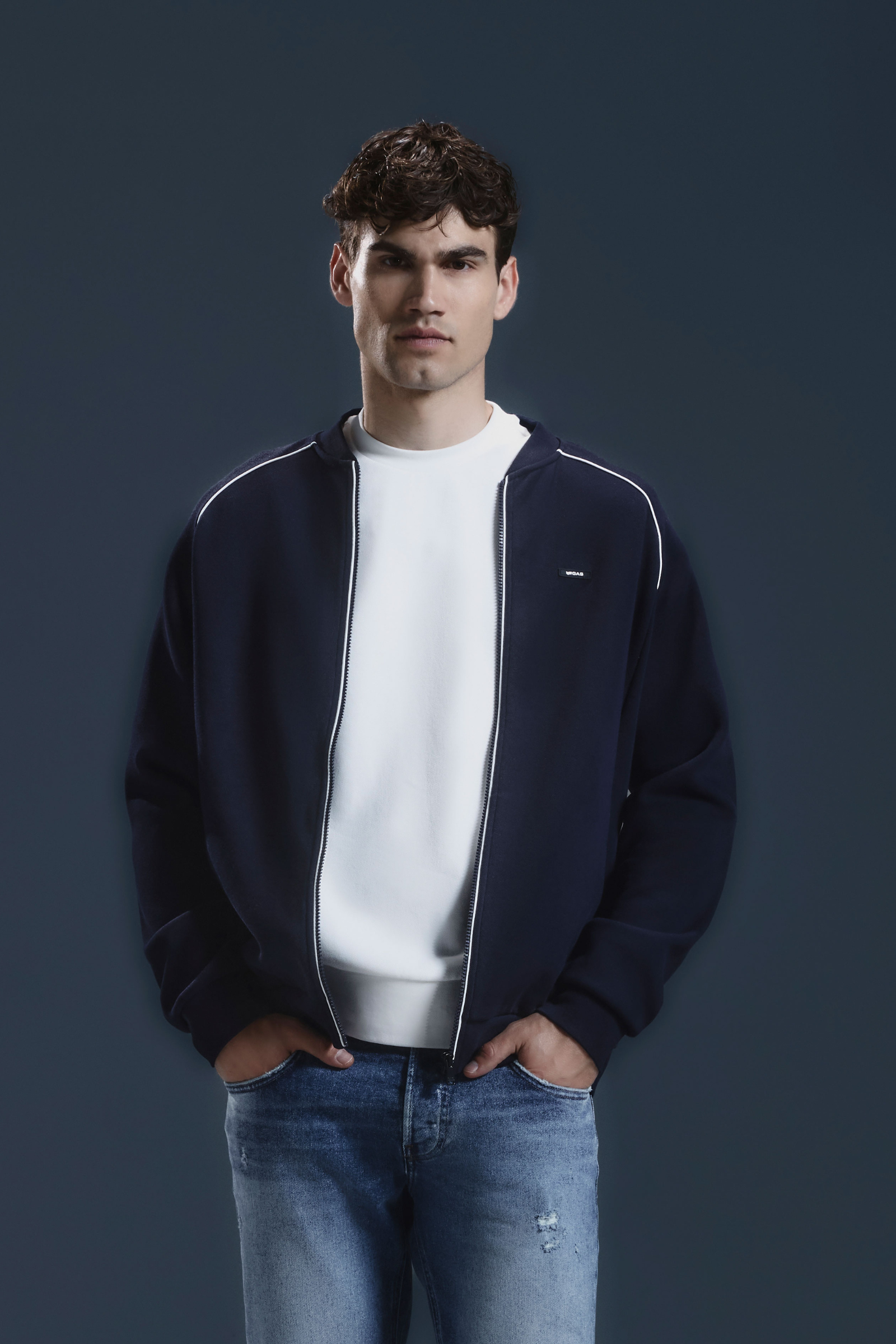 gas-lustig-pk-raglan-4706-sweatjacke-herren-piqu-full-zip image 1