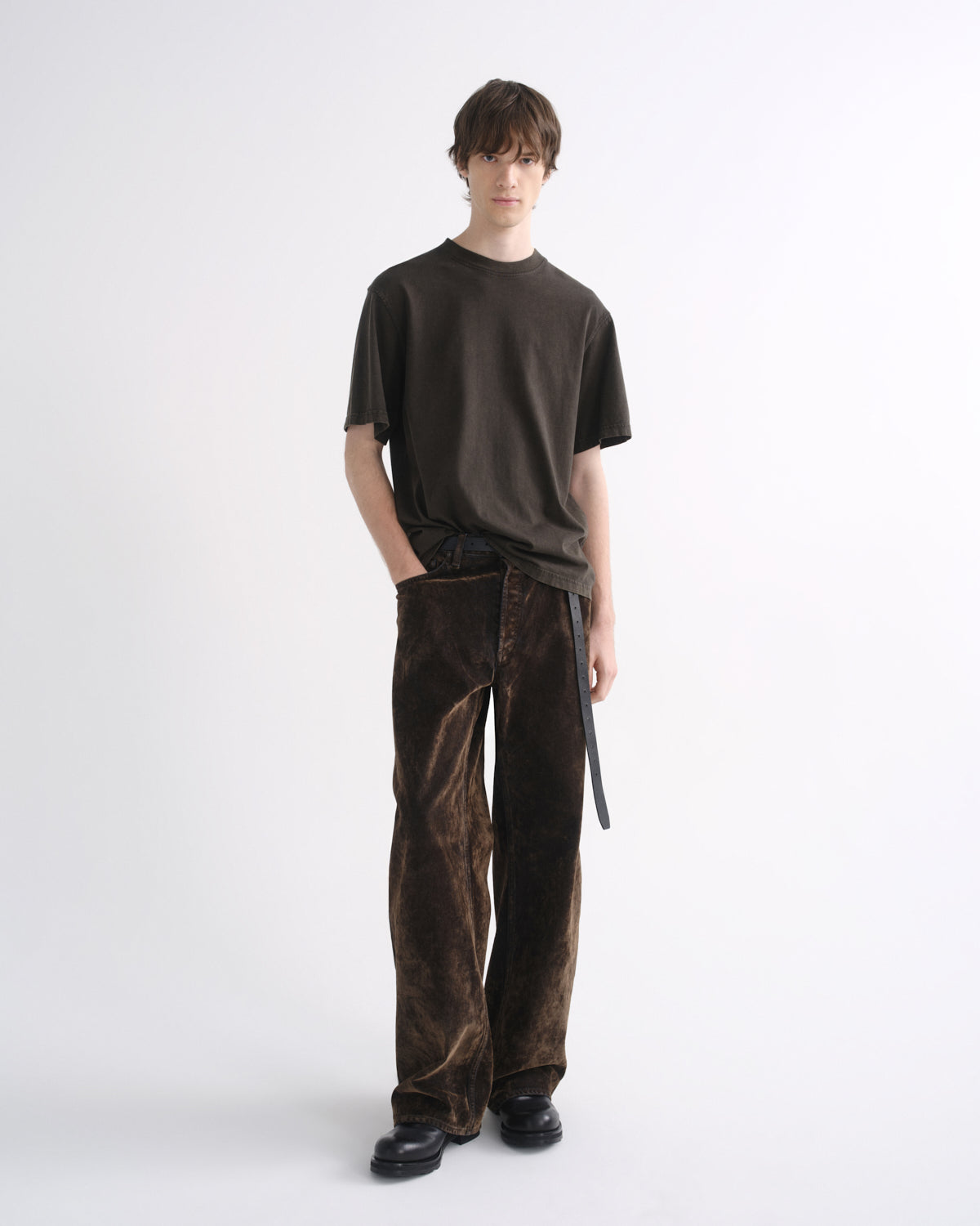agolde-asha-mock-neck-tee-herren-t-shirt-fracture-grau image 3
