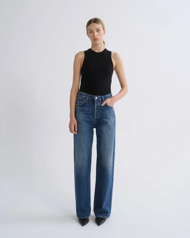 agolde-ren-jean-32-damen-jeans-blau-chapter-wide-leg image 1