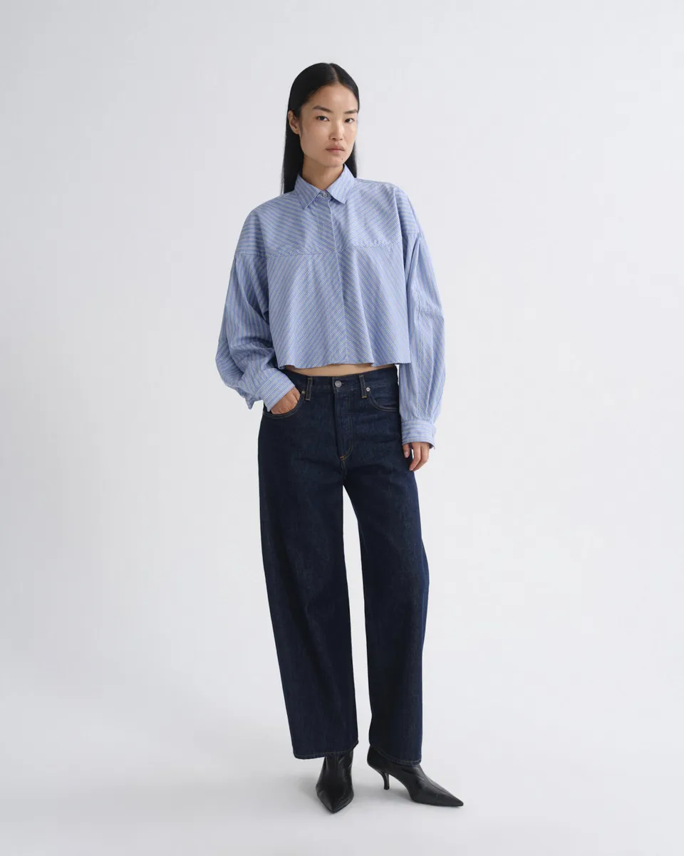 agolde-arc-jean-29-rinse-jeans-dunkel-indigo-damen image 1