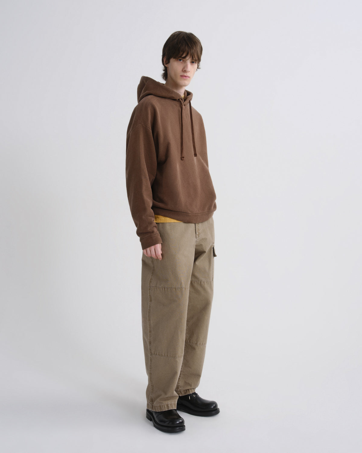 agolde-salford-hoodie-sumac-herren-kapuzenpullover-braun image 4