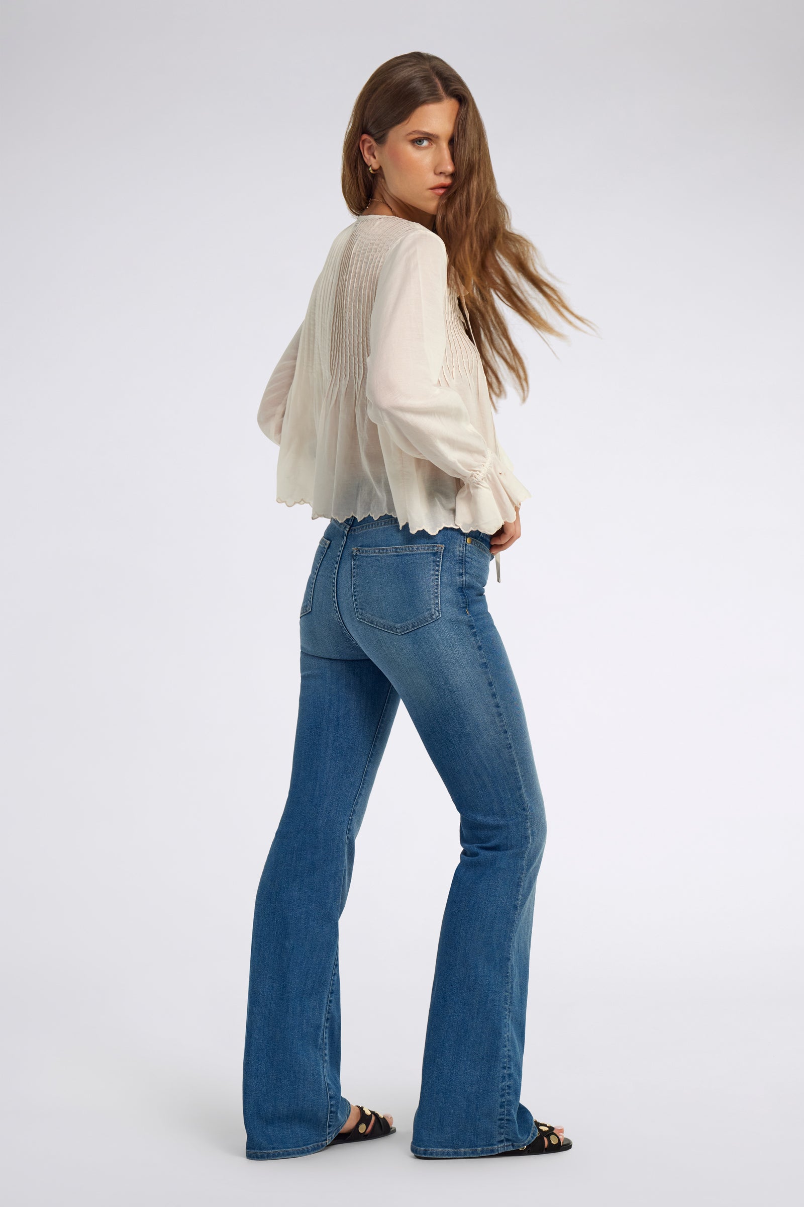 gas-camilia-65mm-flare-jeans-damen-high-waist-blau image 2