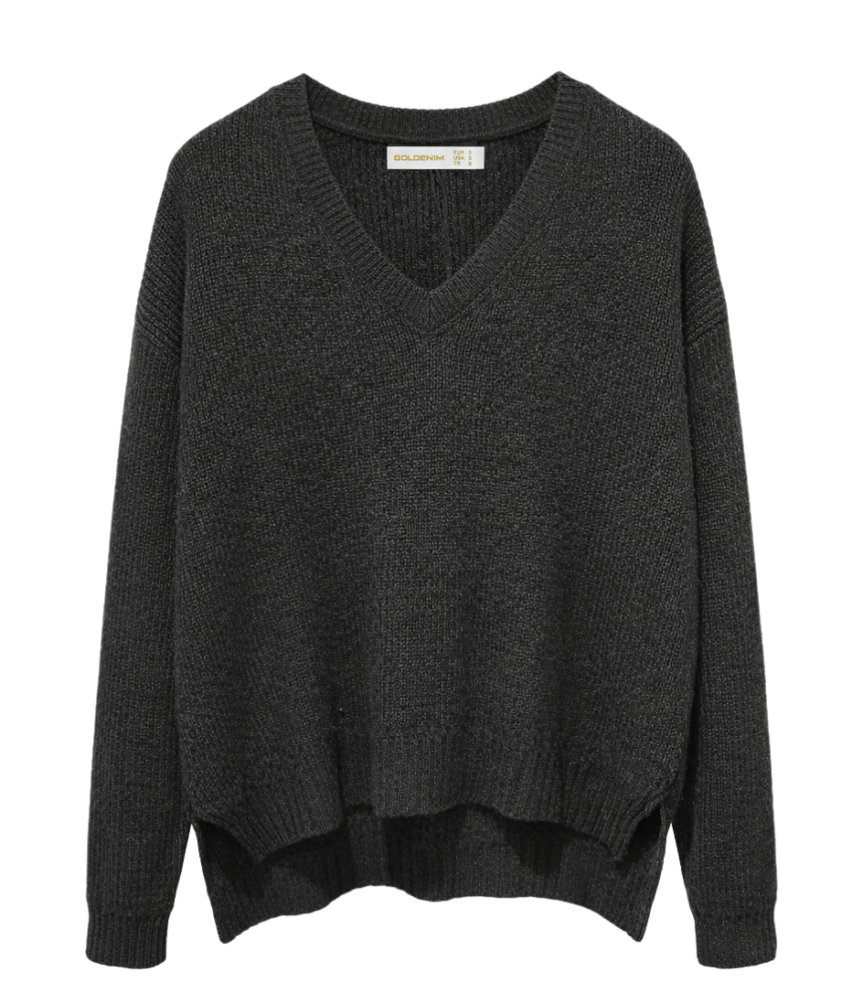 goldenim-paris-femme-pull-maille-pullover-v-damen image 1