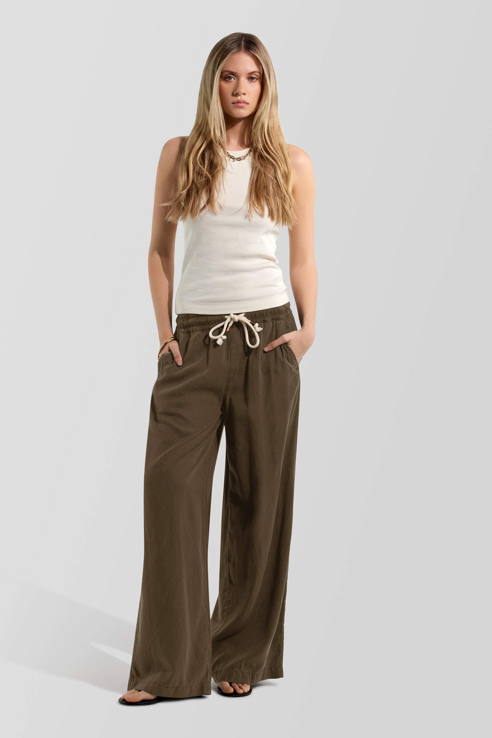 gas-erim-vis-pant-3677-hose-damen-weit-tencel image 1