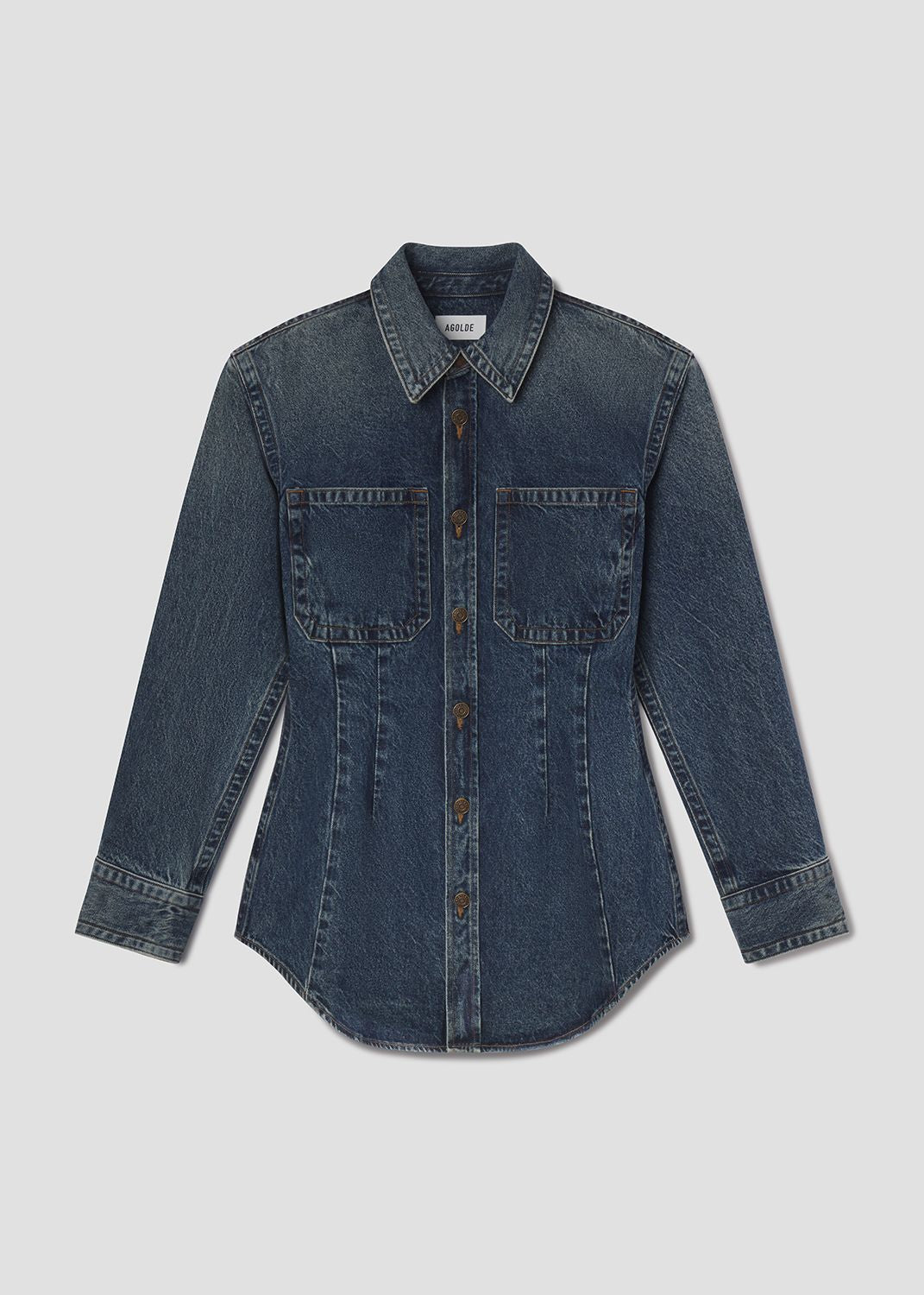 agolde-wilma-shirt-form-denimhemd-tailliert image 6