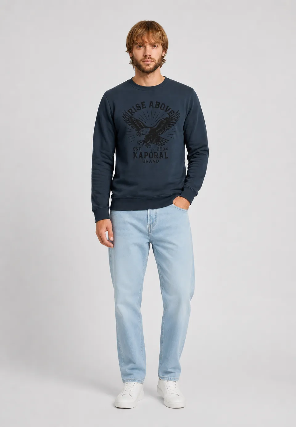 kaporal-kiel-sweatshirt-herren-marine-rundhals image 1