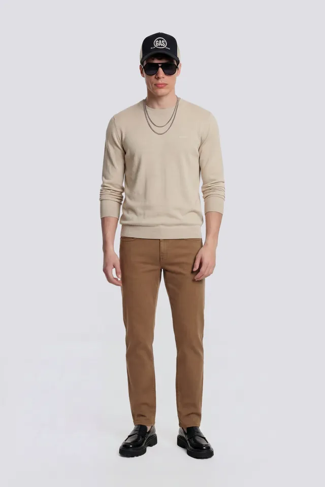 gas-albert-simple-rev-4856-herren-hose-slim-twill image 1