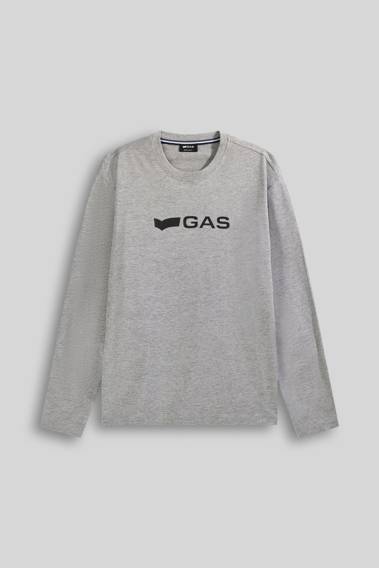 gas-dharis-m-l-logo-g-2923-t-shirt-langarm-herren-baumwolle image 5