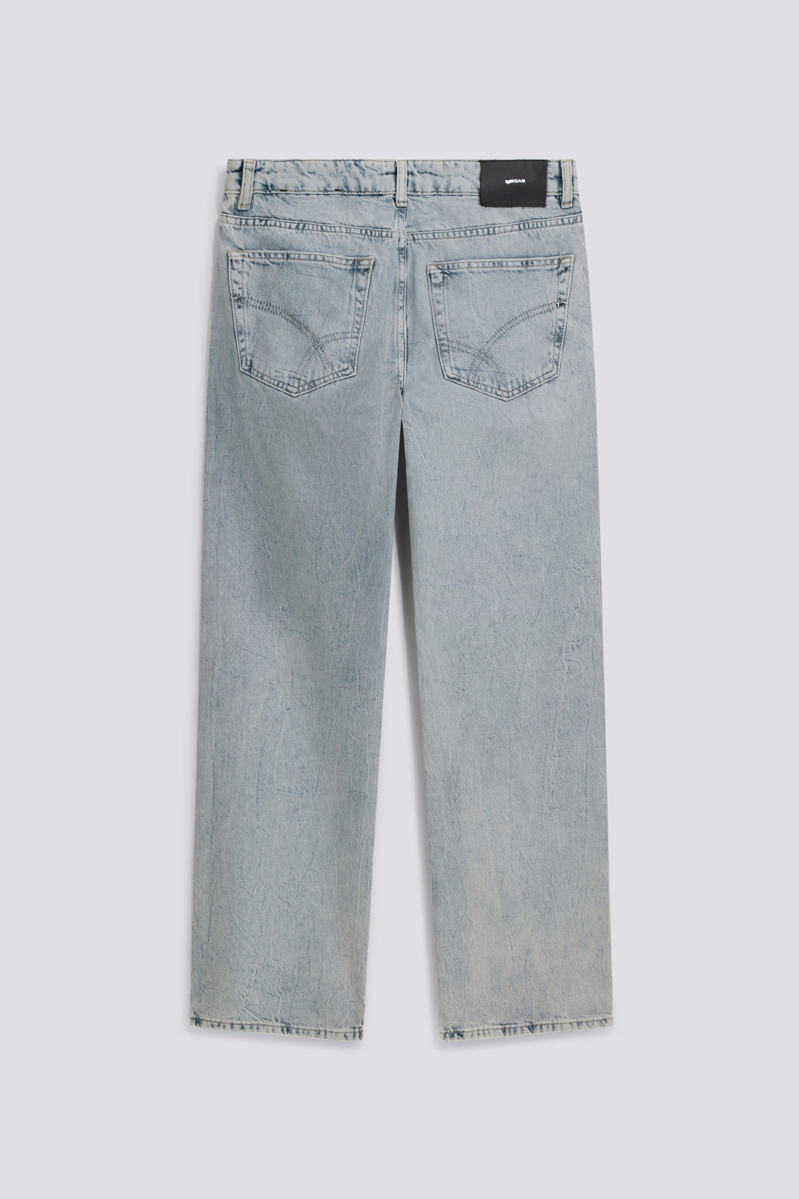 gas-greg-straight-77yl-jeans-damen-grau-destroyed-l-nge-30 image 4