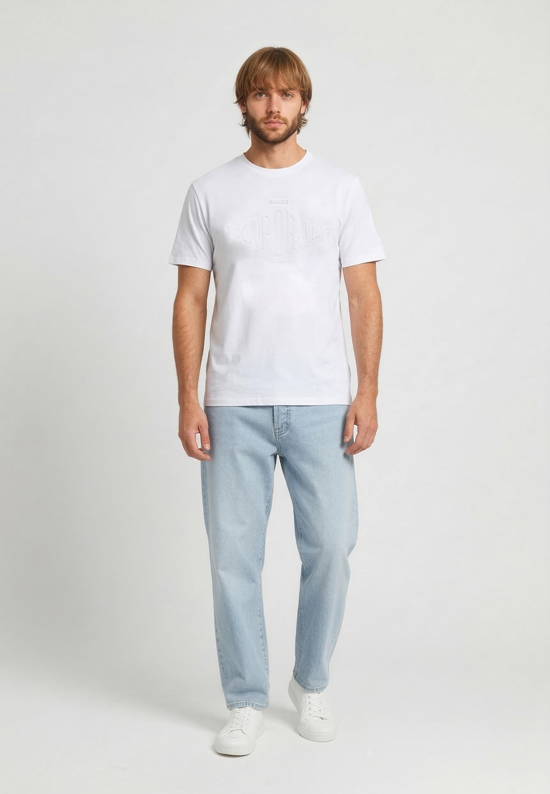 kaporal-timal-t-shirt-herren-wei-baumwolle image 1