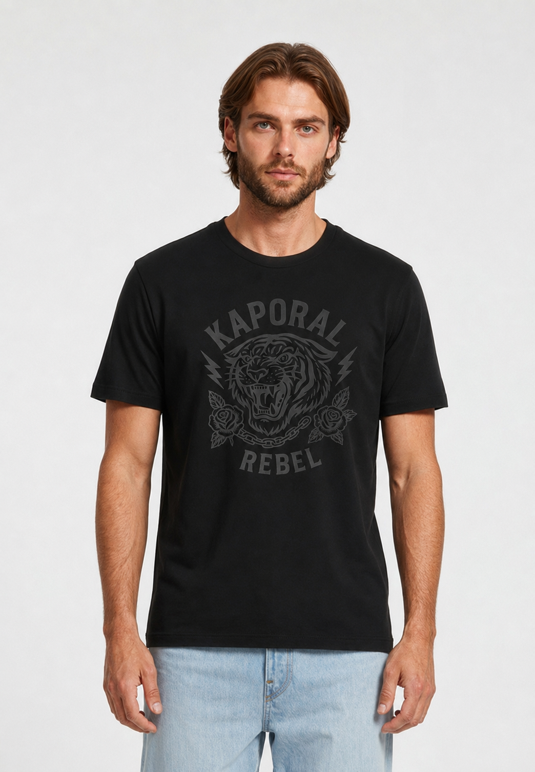 kaporal-kulum-t-shirt-schwarz-regular-herren image 2