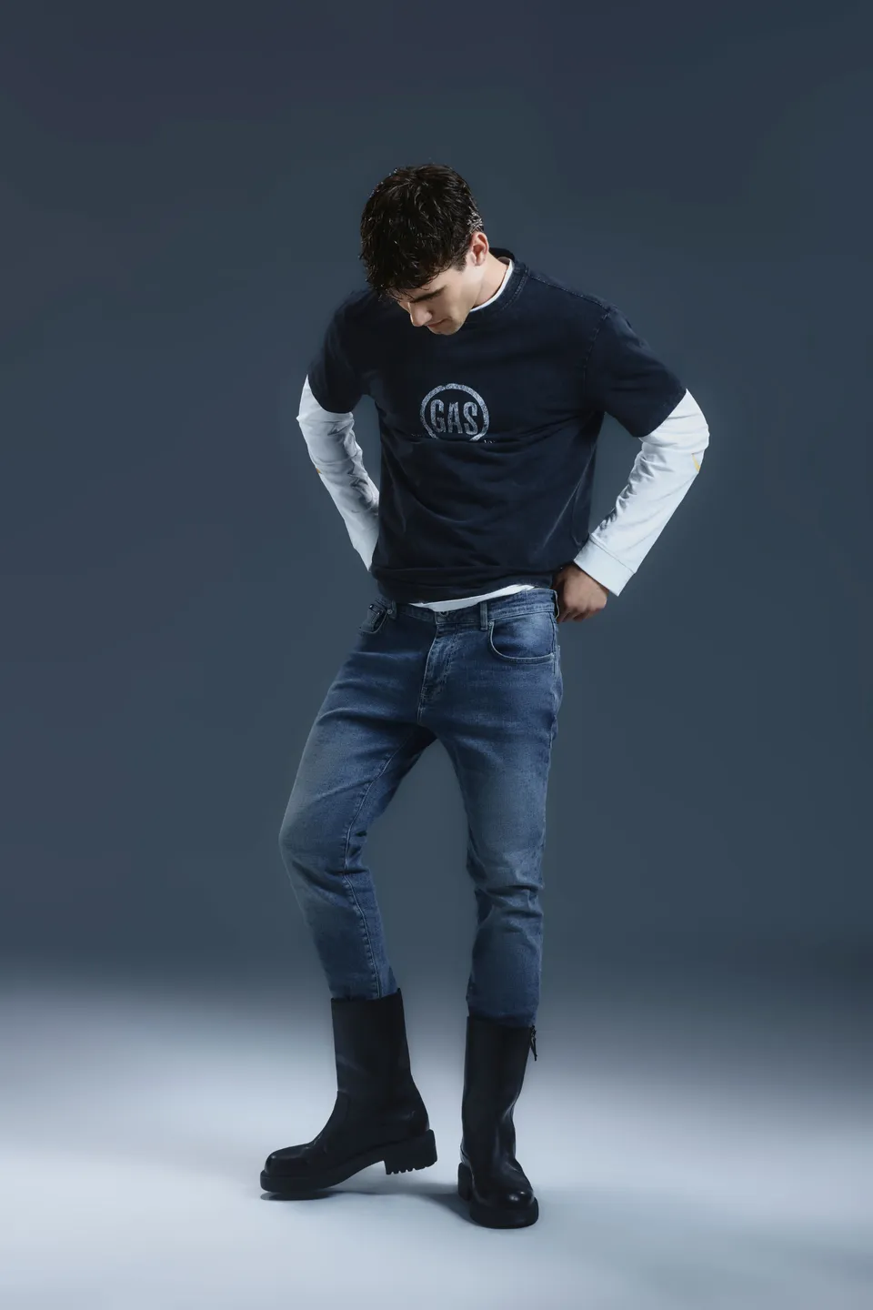 gas-albert-76ym-slim-jeans-herren-stretch-medium image 1