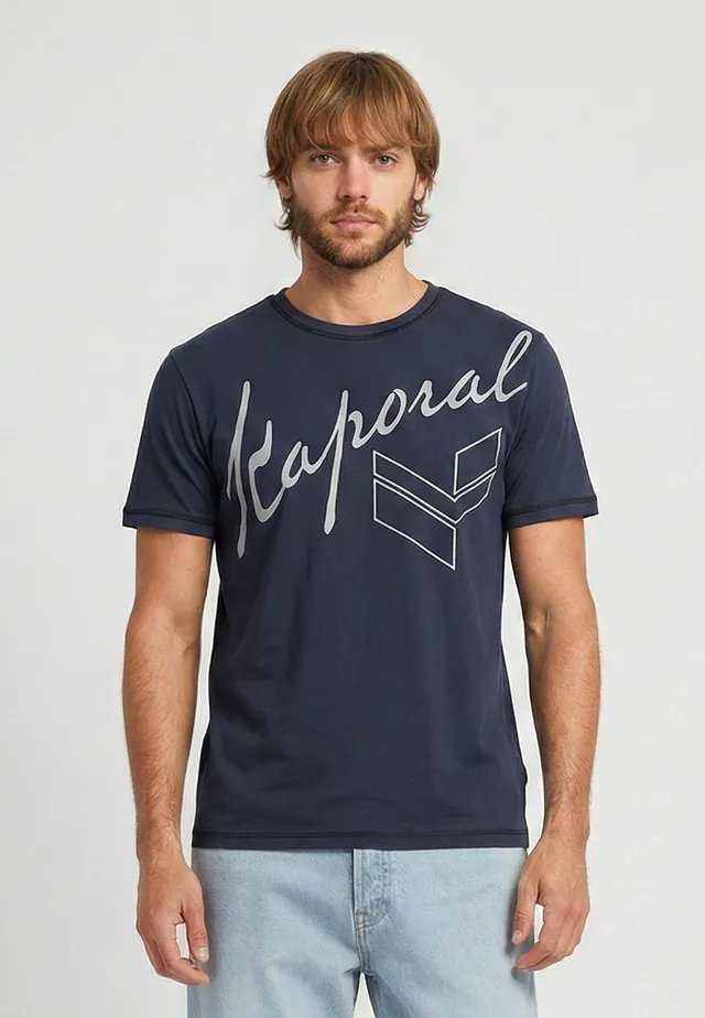 kaporal-kulan-t-shirt-herren-marineblau-baumwolle-regular image 1