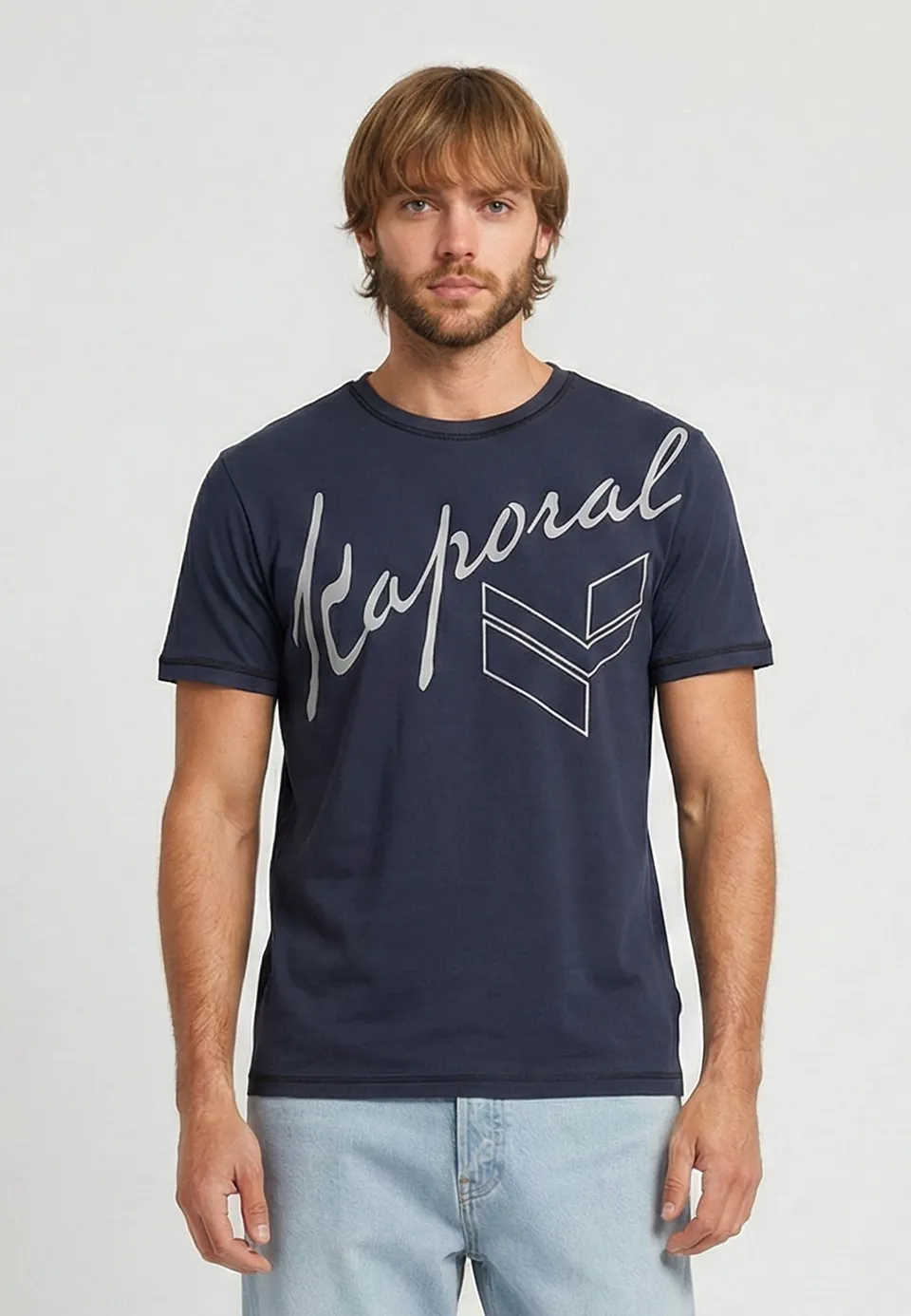 kaporal-kulan-t-shirt-herren-marineblau-baumwolle-regular image 1