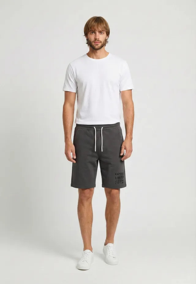 kaporal-kylio-shorts-herren-grau-regular-molleton image 1