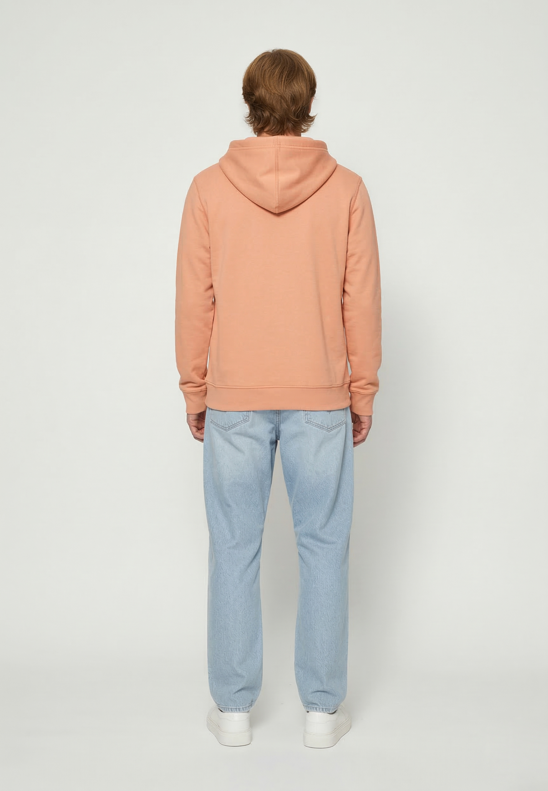 kaporal-benni-hoodie-pfirsich-baumwolle-regular-herren image 3