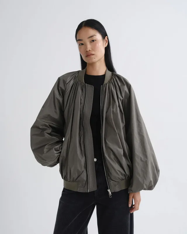 agolde-raffi-bomber-jacke-fern-gr-n-damen image 1