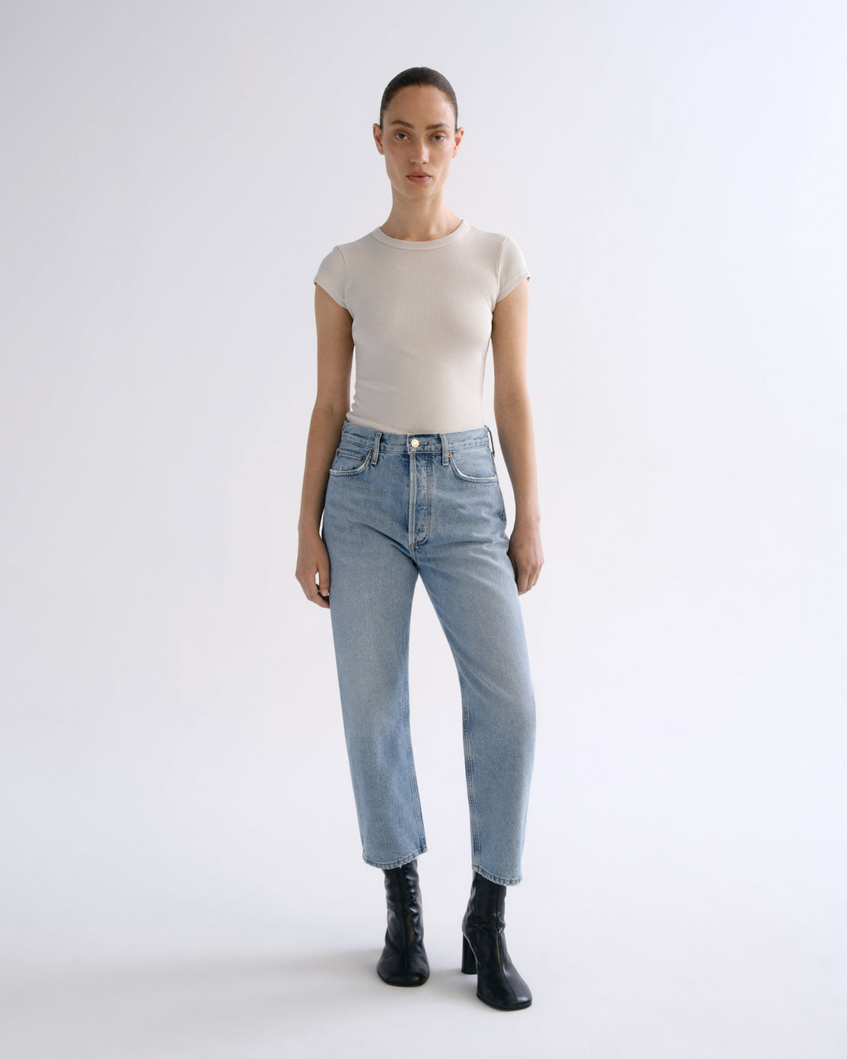 agolde-90-s-crop-straight-jeans-damen-force-hellblau-mid-rise image 1