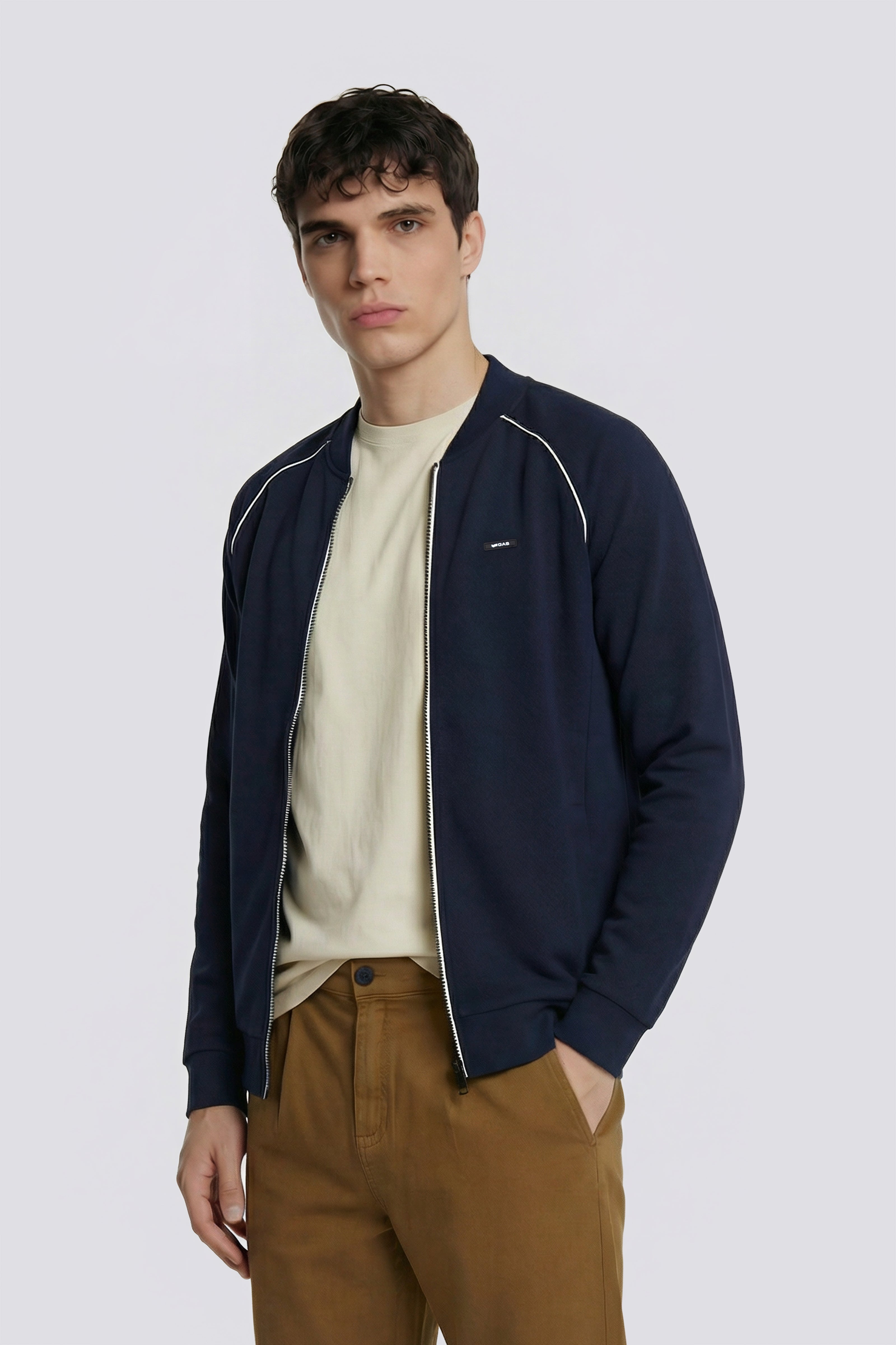 gas-lustig-pk-raglan-4706-sweatjacke-herren-piqu-full-zip image 4