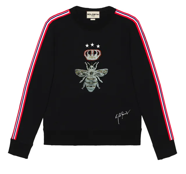 goldenim-paris-homme-1006-noir-sweatshirt-schwarz image 1