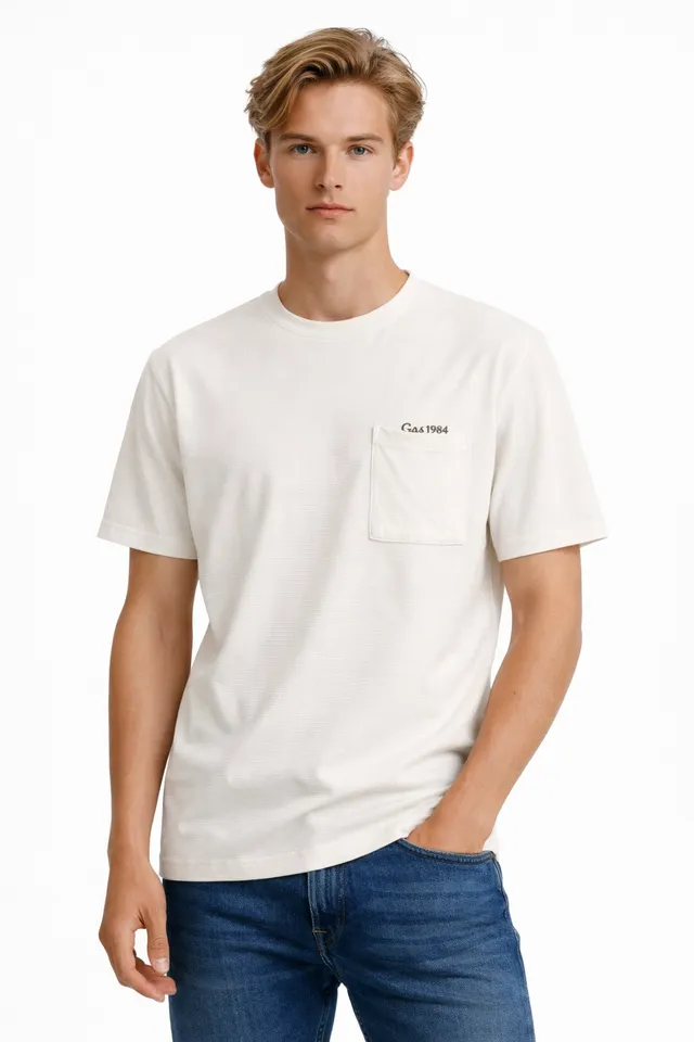 gas-dharis-1029-herren-t-shirt-waffle-brusttasche image 1