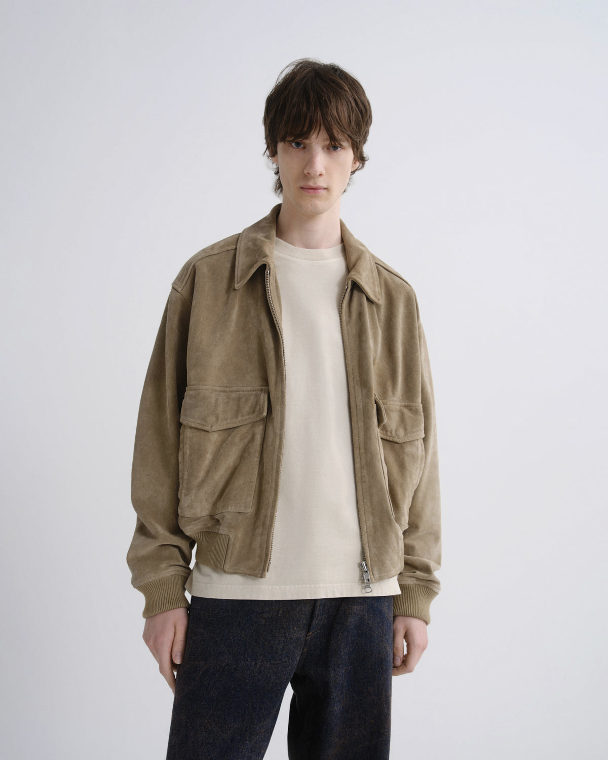 agolde-emil-bomber-arizona-wildleder-herren image 1