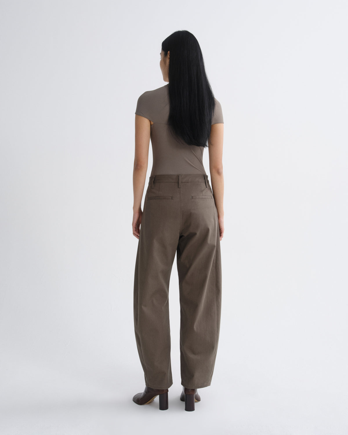 agolde-luna-trouser-damen-hose-taupe-beige-twill-weit image 2