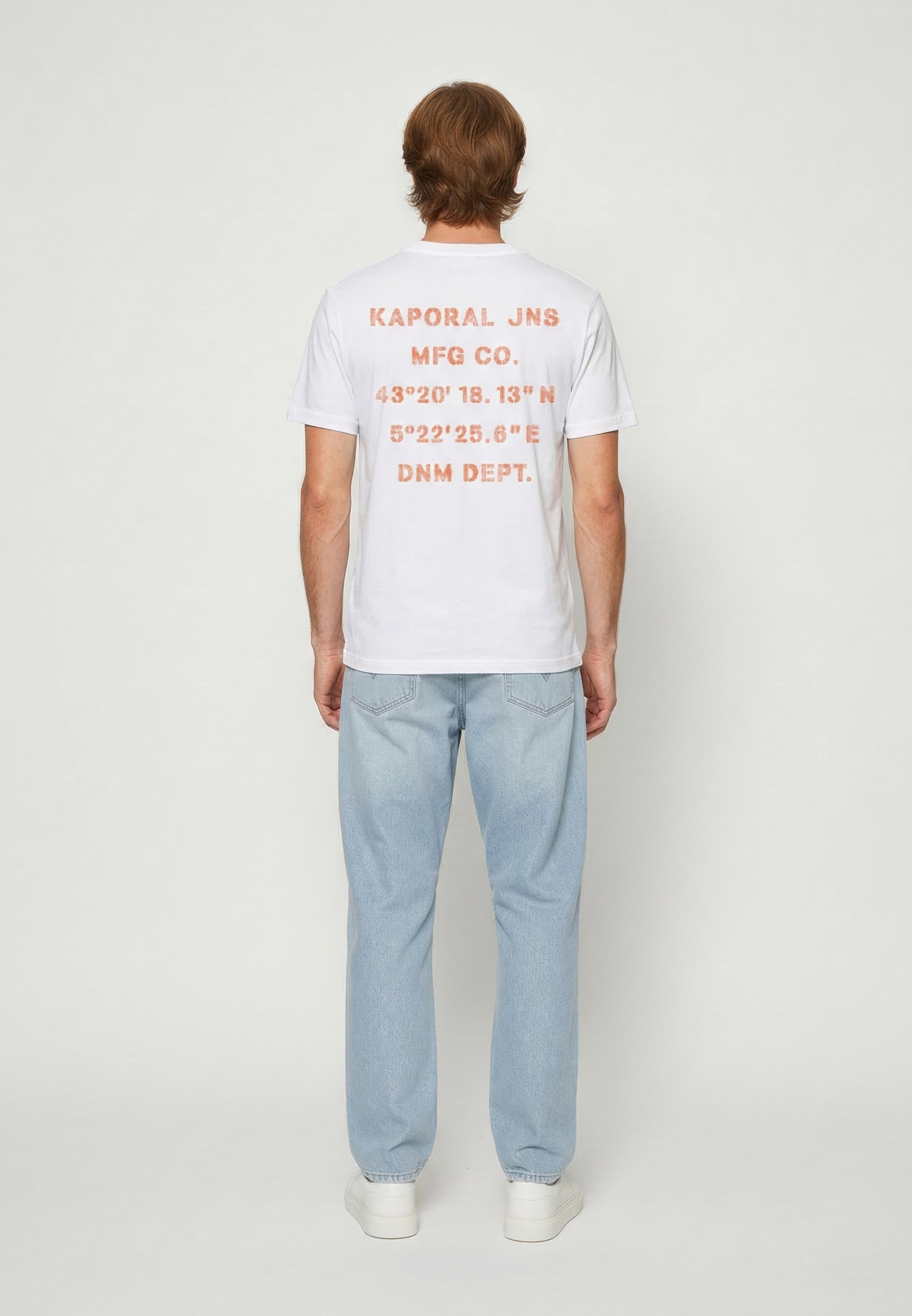 kaporal-bark-t-shirt-herren-wei-print-baumwolle image 3
