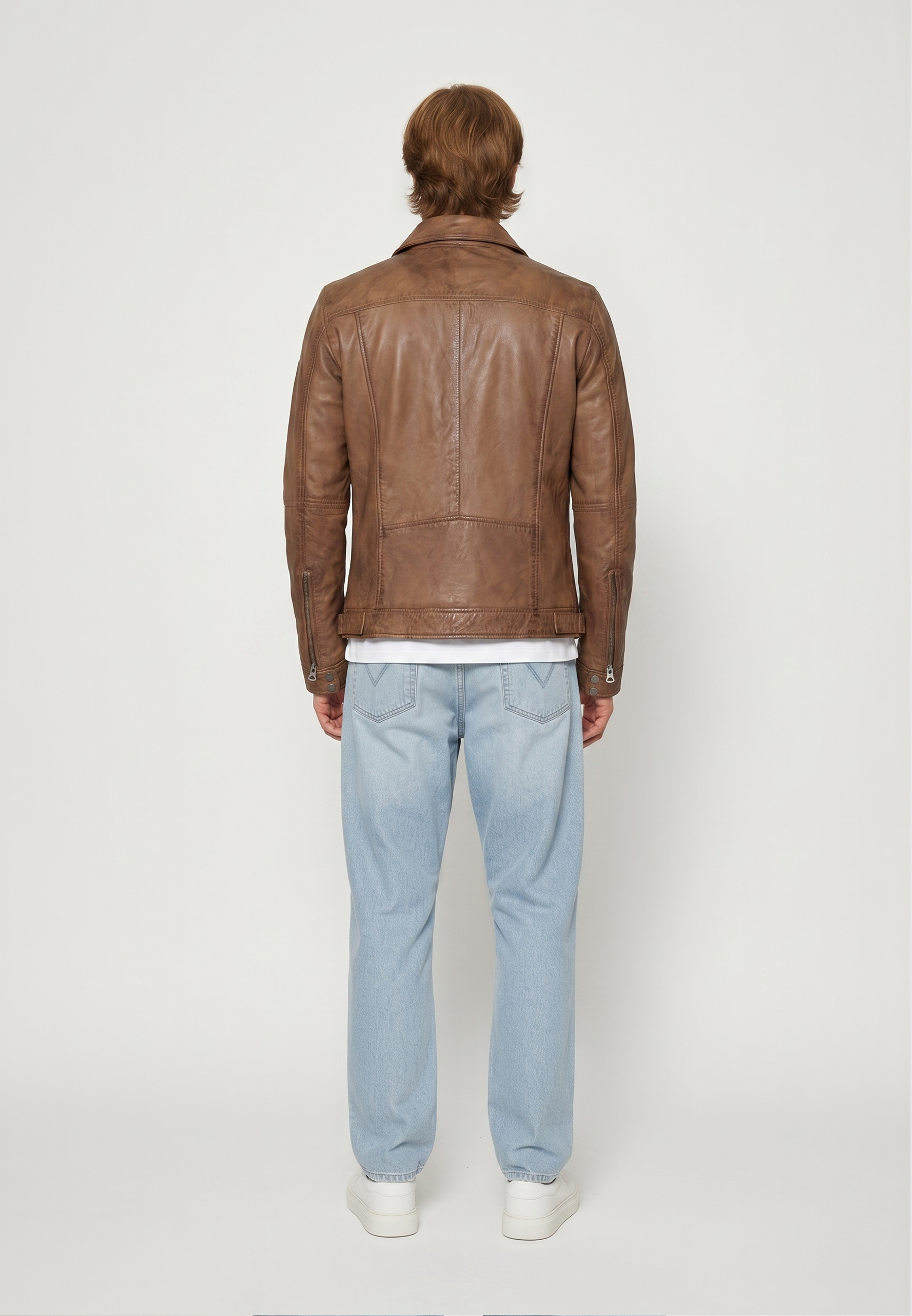 kaporal-boddy-lederjacke-herren-vintage-cognac image 3