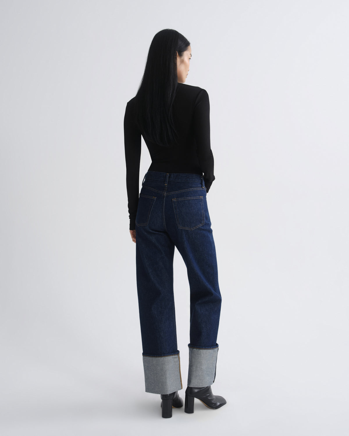 agolde-caryle-turtleneck-rollkragen-schwarz-damen image 2