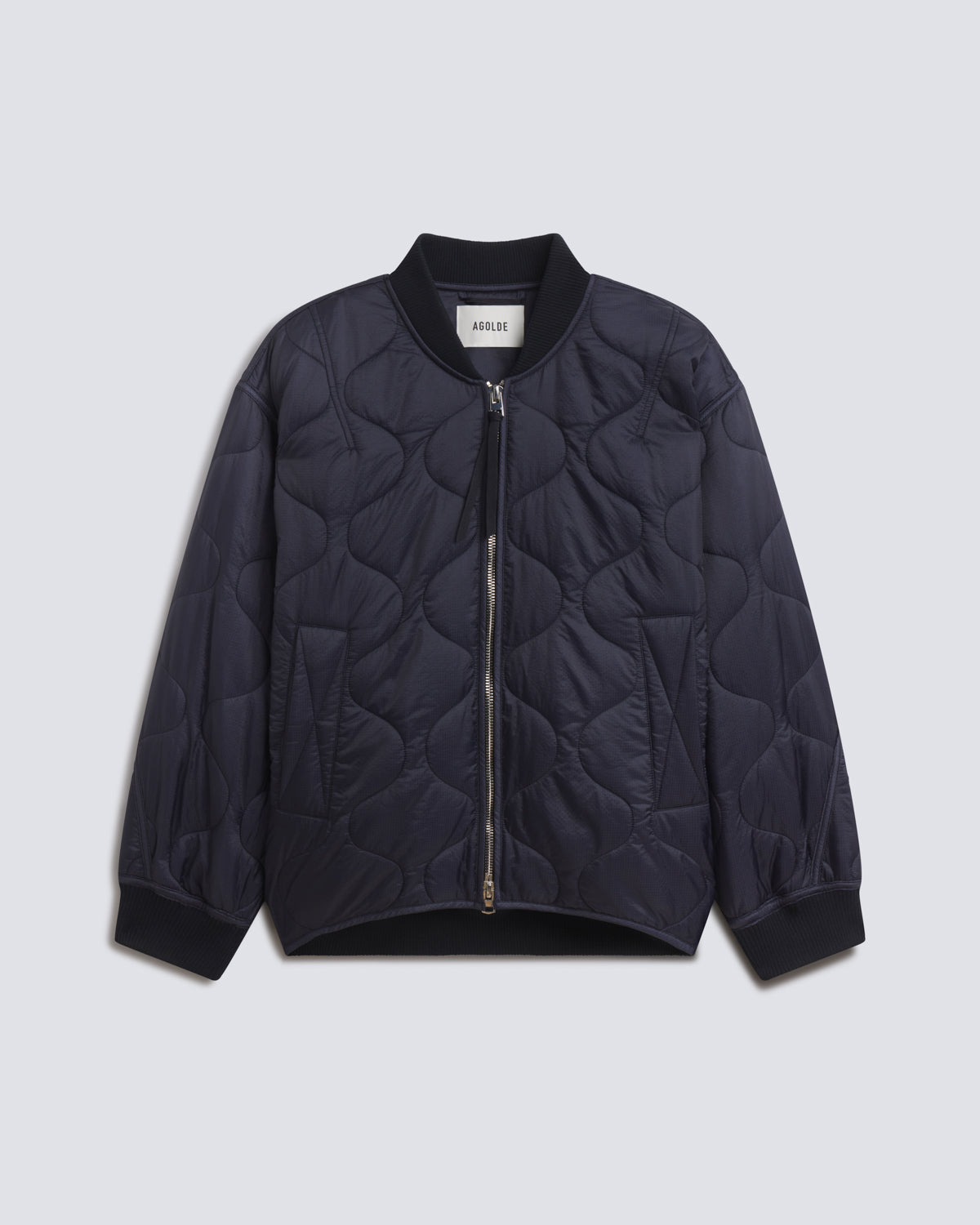 agolde-isla-quilted-jacket-steppjacke-ink-damen-navy image 6