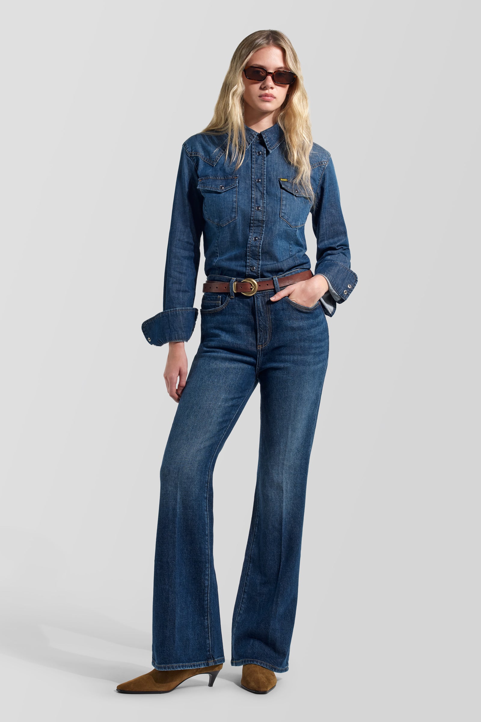 gas-camilia-z-65md-jeans-damen-flare-high-waist image 1