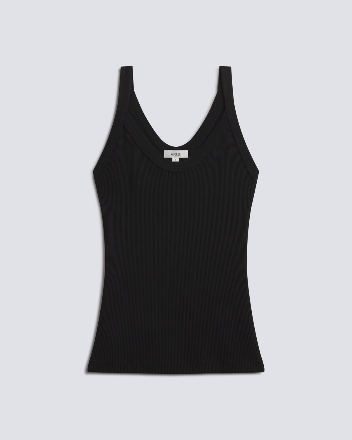 agolde-jordan-tank-black-top-schwarz-bio-baumwolle image 6