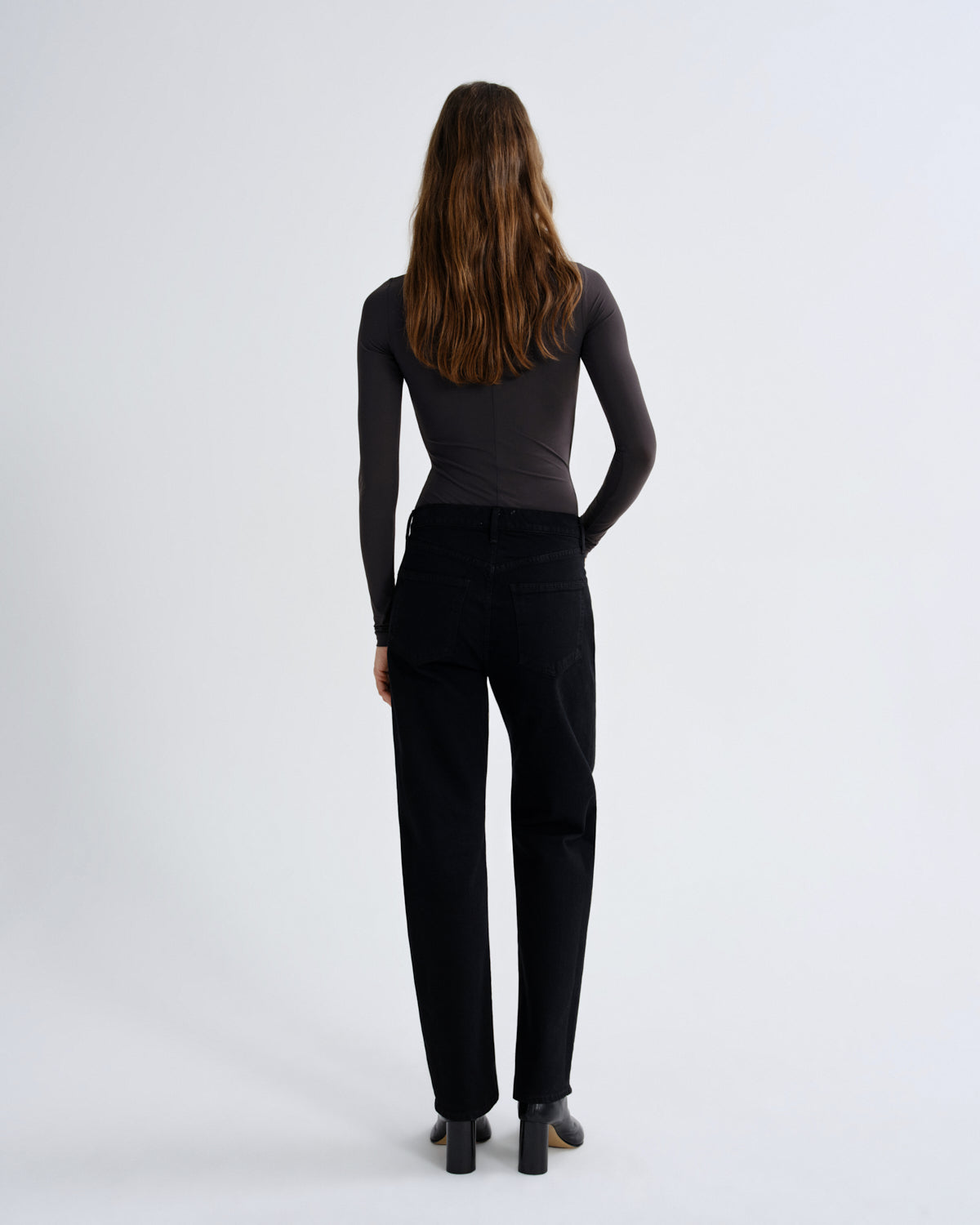 agolde-lupin-bodysuit-body-damen-carob-braun image 2