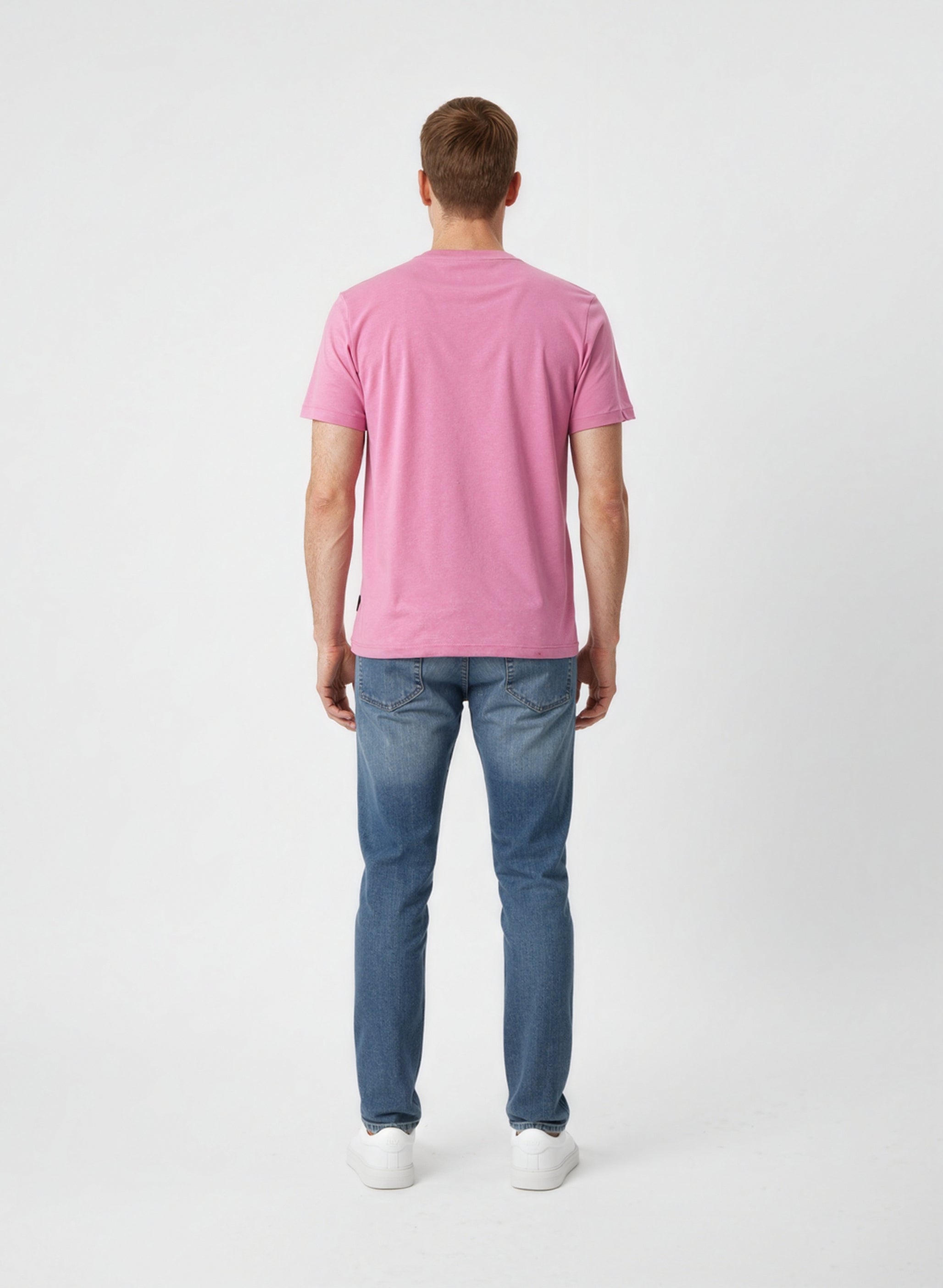 kaporal-tyler-t-shirt-herren-rosa-regular-baumwolle image 3