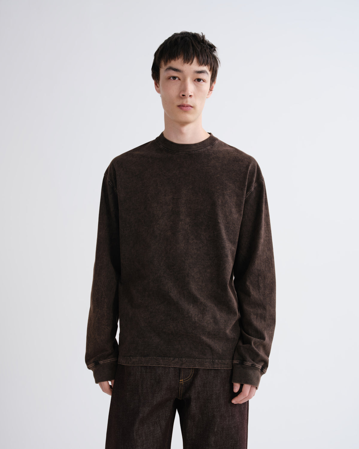 agolde-asha-mock-neck-tee-langarmshirt-pulse-rost image 1